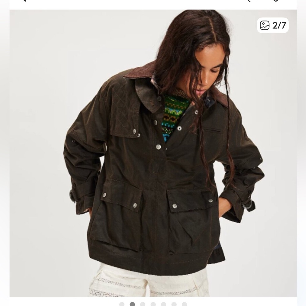 NWT We The Free Headliner Wax Pullover coat jacket FREE PEOPLE size XS - Picture 2 of 15